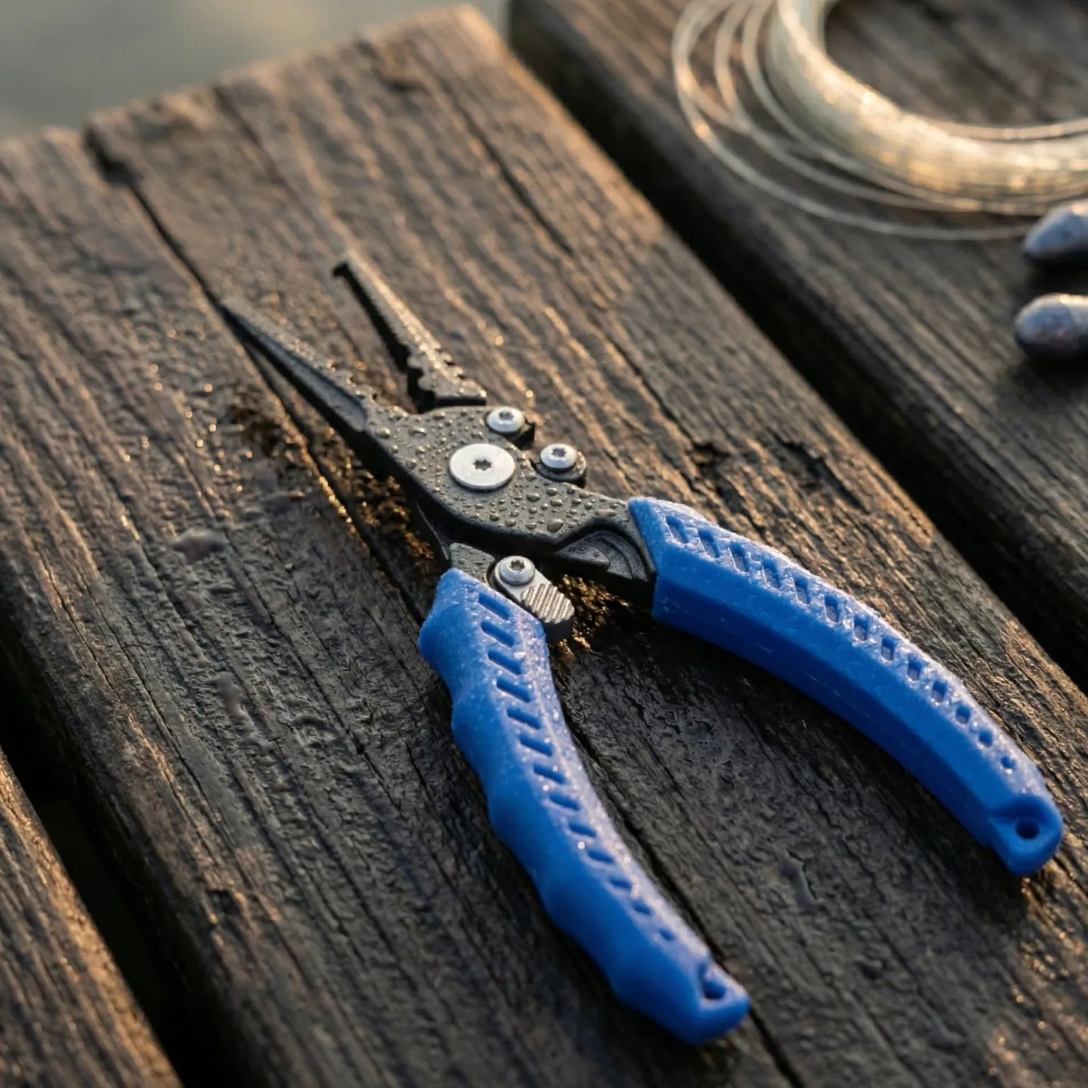 Reaction Tackle 6” & 7” Stainless Steel Fishing Pliers – Split End or Straight Nose with Braid Cutter - NEW