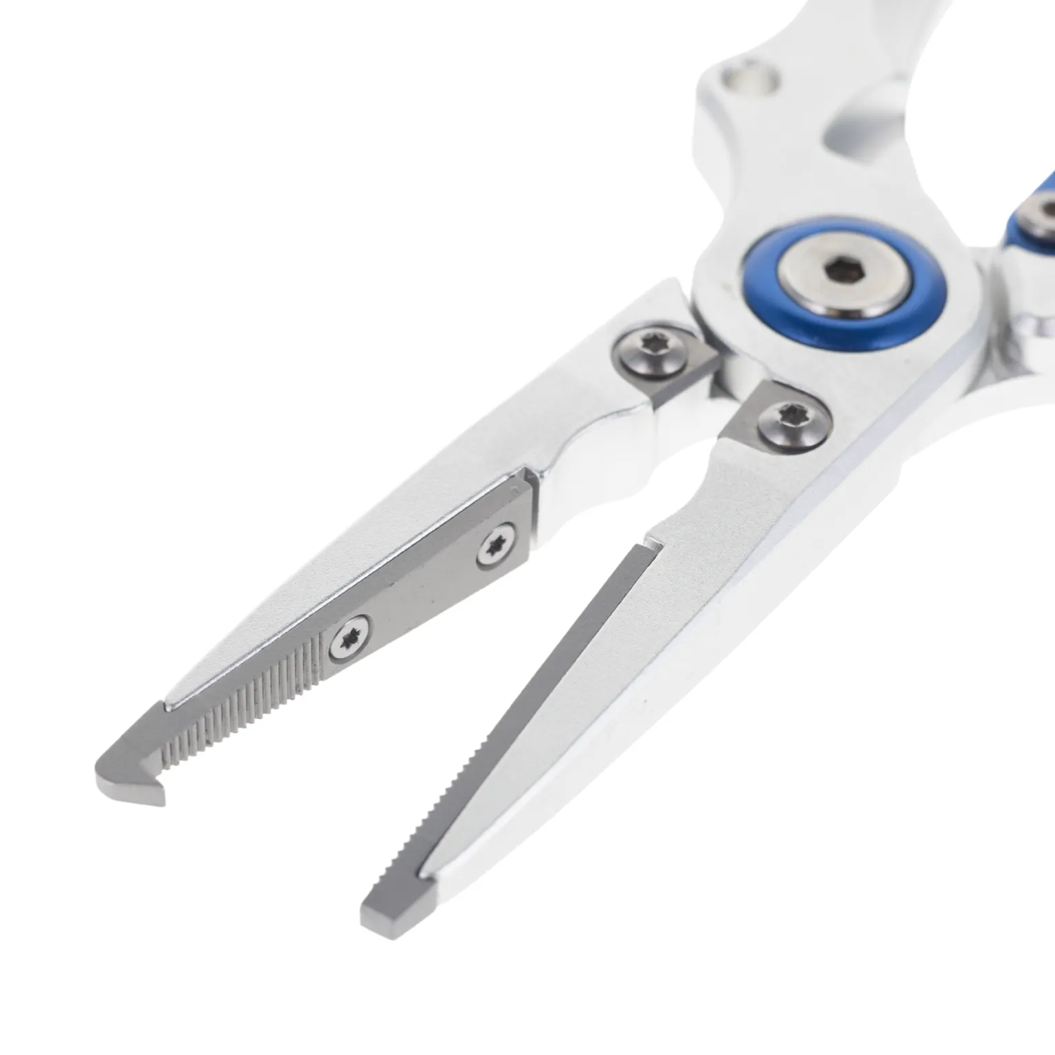Reaction Tackle Aluminum Fishing Pliers – Split Ring or Straight Nose, Braid Cutter & Hook Remover - NEW