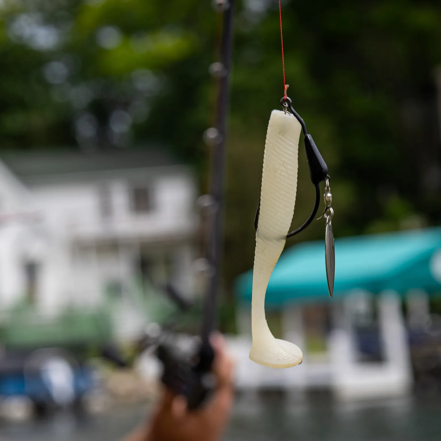 Reaction Tackle Bladed/Tungsten Weighted Swimbait Hooks- 3-Pack