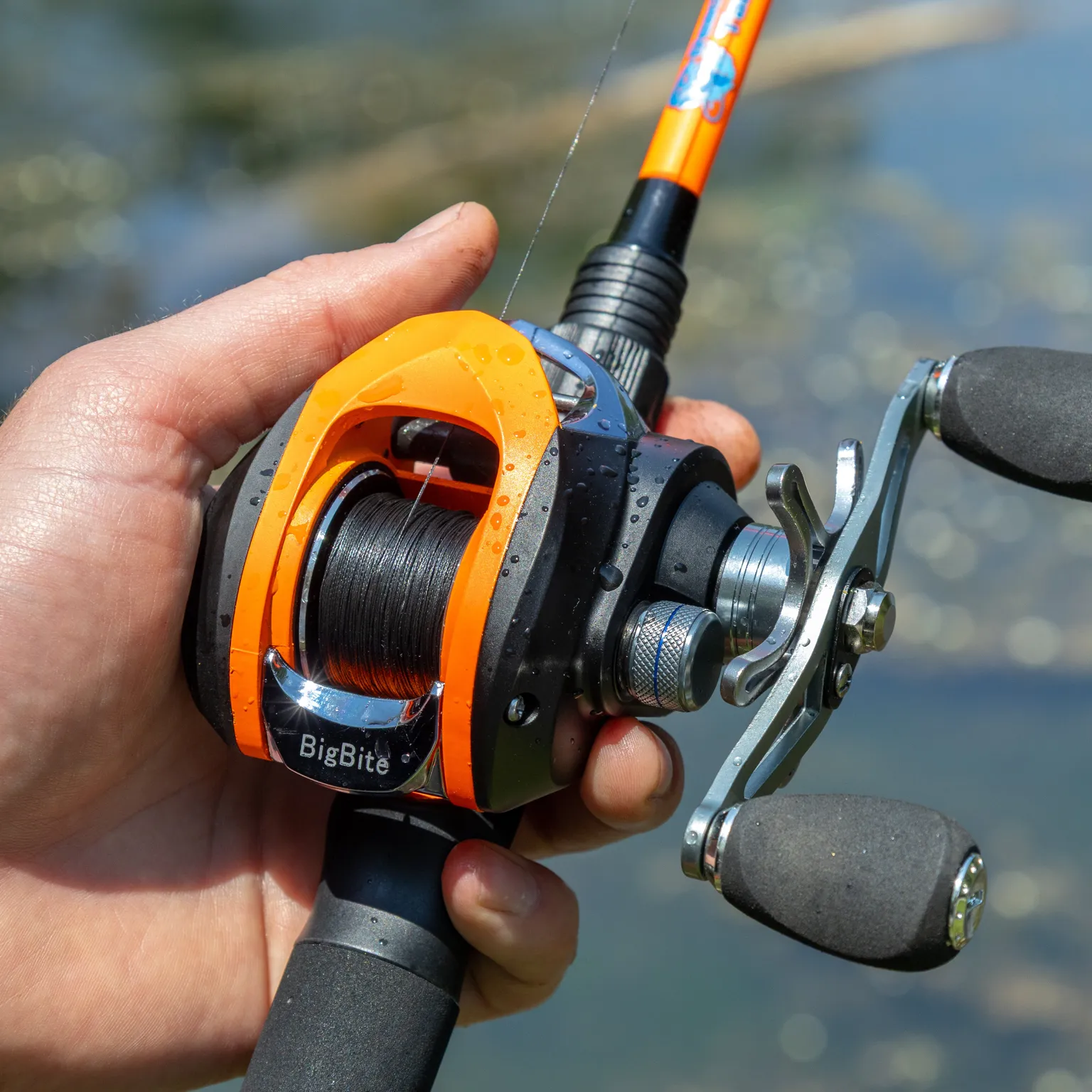 Reaction Tackle Braided Fishing Line - NO FADE Black